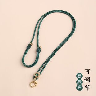 金镶玉吊坠配链万能扣项链挂绳黄金镶玉吊坠玉坠挂绳瓜子扣金锁牌