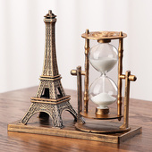 北欧现代轻奢创意个性 饰品 沙漏计时器办公室桌面小摆件客厅家居装