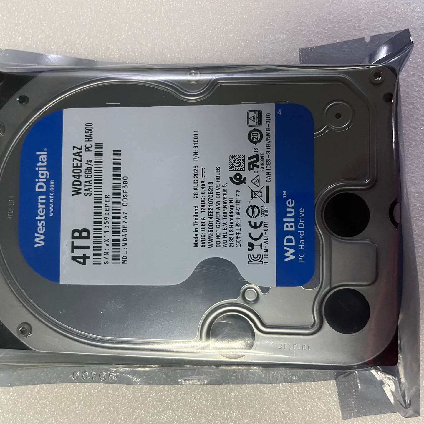 {议价}西数4T新款蓝盘，Wd