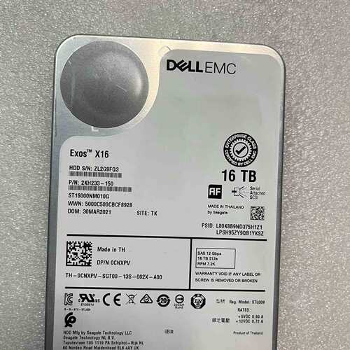 {议价}DELL EMC ST16000NM010G 0CNXPV