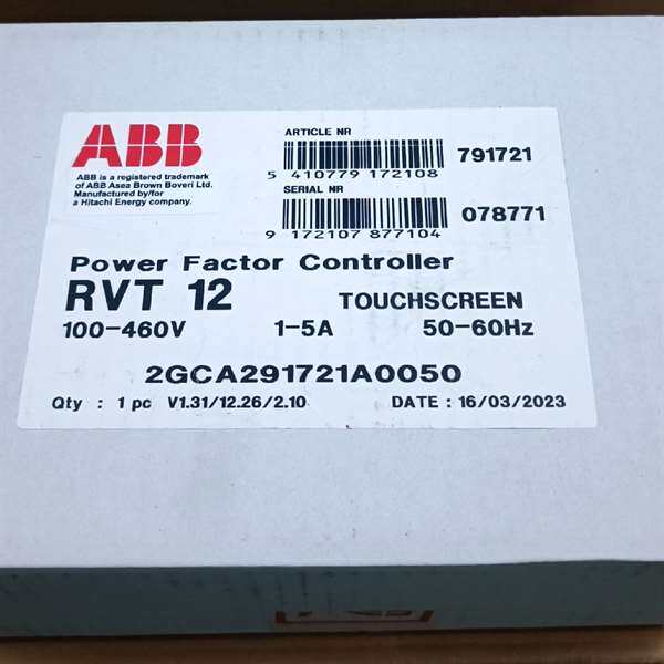 {议价}ABB功率因数控制器RVT-12