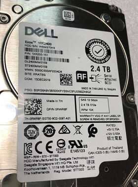{议价}DELL 2.4T 2.4TB 10K SAS ST2400