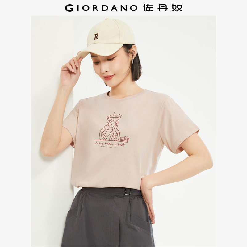 Giordano/佐丹奴短袖常规印花