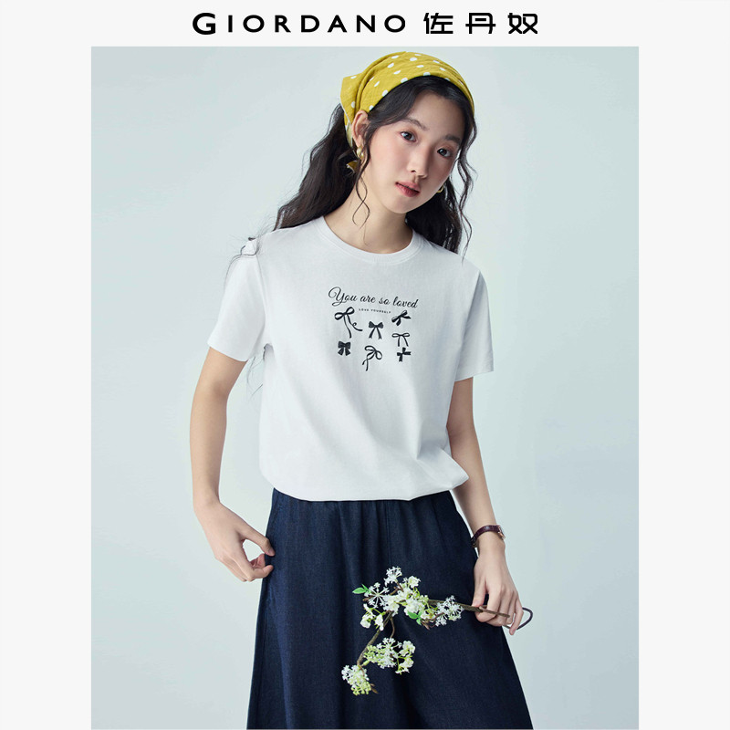 Giordano/佐丹奴短袖印花T恤图片