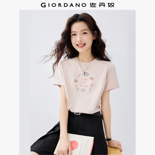 Giordano/佐丹奴短袖常规印花