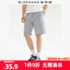 短裤 佐丹奴短裤 抽绳松紧腰针织夏季 男款 13105808 男装