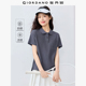 POLO 佐丹奴Polo女装 黑科技凉感口袋珠地针织短袖 13315202