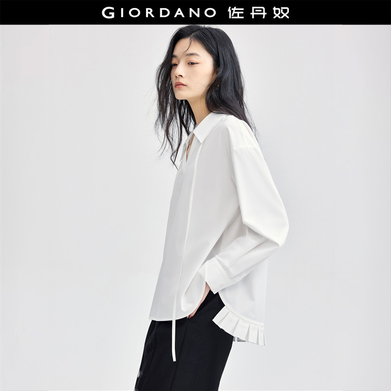 Giordano/佐丹奴宽松长袖衬衫