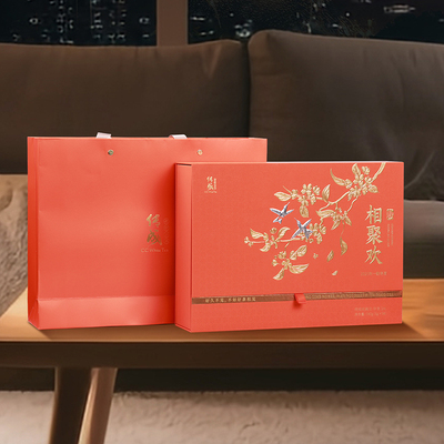福鼎老白茶传成相聚欢2021年一级寿眉散茶180g礼盒装口粮茶自己喝
