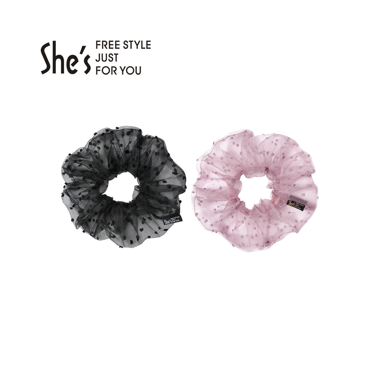 shes茜子奥莱经典微透蓬松泡泡纱大肠发圈马尾发绳盘发礼物女发饰,饰品/流行首饰/时尚饰品新,发饰,淘宝优惠券,粉丝福利购,淘宝优惠卷