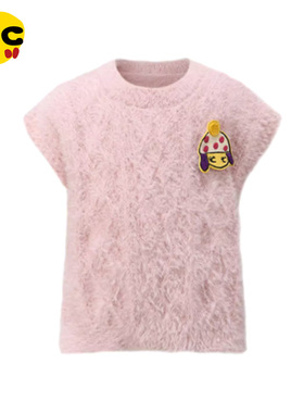 clan-c韩版潮牌秋季新款儿童坎肩外穿洋气背心薄款女童马甲