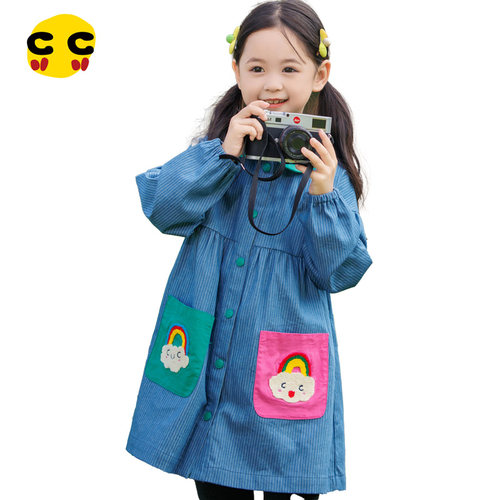 clanc女童甜美春秋连衣裙