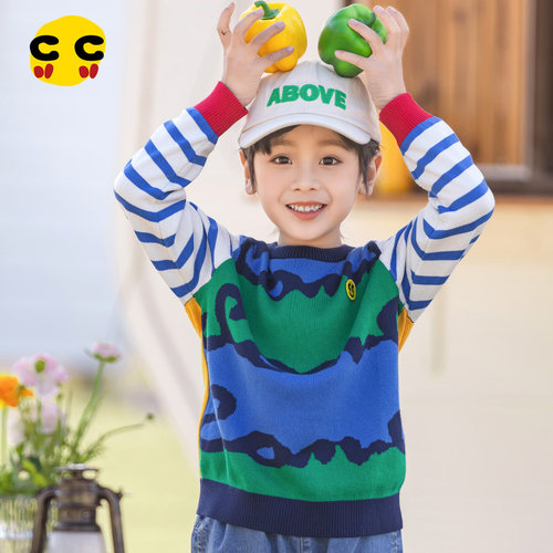 clanc休闲春秋男童针织衫