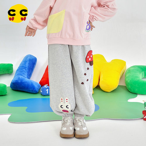 clanc长裤百搭女童针织裤