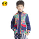 儿童洋气卡通撞色宽松上衣男童风衣外套 新款 clanc韩版 潮牌春季