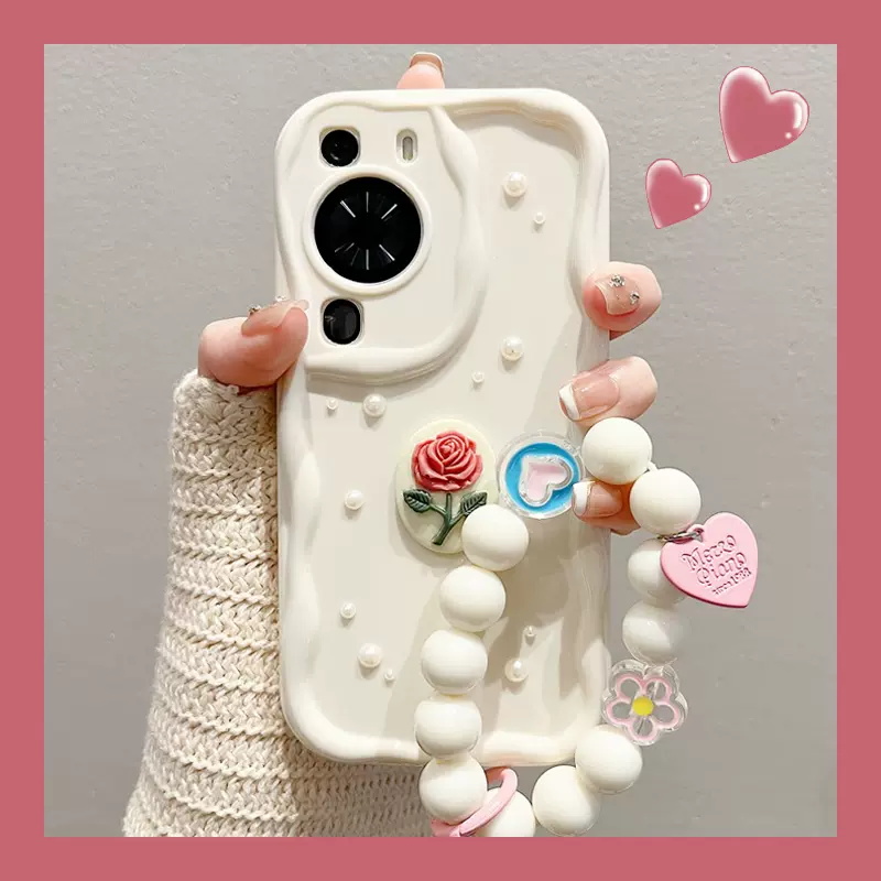 适用IQOONeo7玫瑰花vivoiqoou5手机壳iQ00 z3时尚u3x保护套z5小花朵neo6se清新u1珍珠z1软硅胶潮女款noe5钻5G