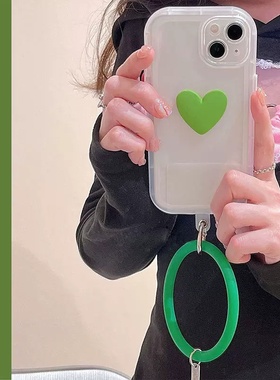 适用iQOO11立体爱心vivoiqooneo8手机壳IQOOZ7带支架u5x软硅胶6se女款Z1保护套iQ009全包边u3爱酷10proz6潮5G