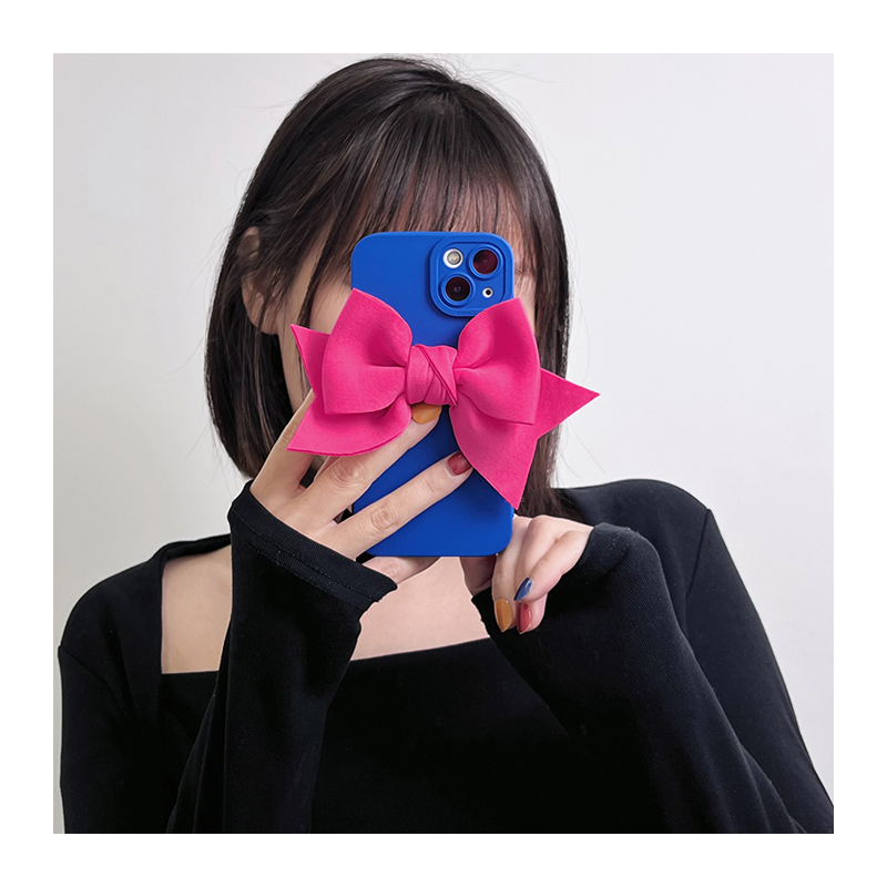 小米12/11/10/9/8/6x克莱因蓝壳+玫红蝴蝶结