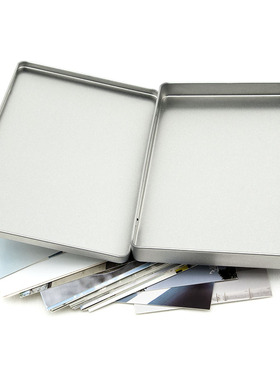 A6明信片手信封礼品铁皮盒六寸照片定制铁盒工厂方形空包装盒子