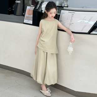 女大童百搭超仙超美流行女生女童潮寶夏季 夏天 2025新款 半身裙套裝
