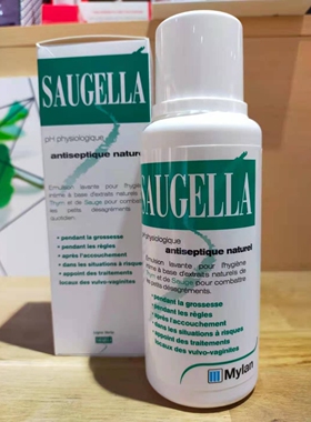 现货法国原版Saugella赛吉儿Antiseptique女士私处洗液清洁250ml