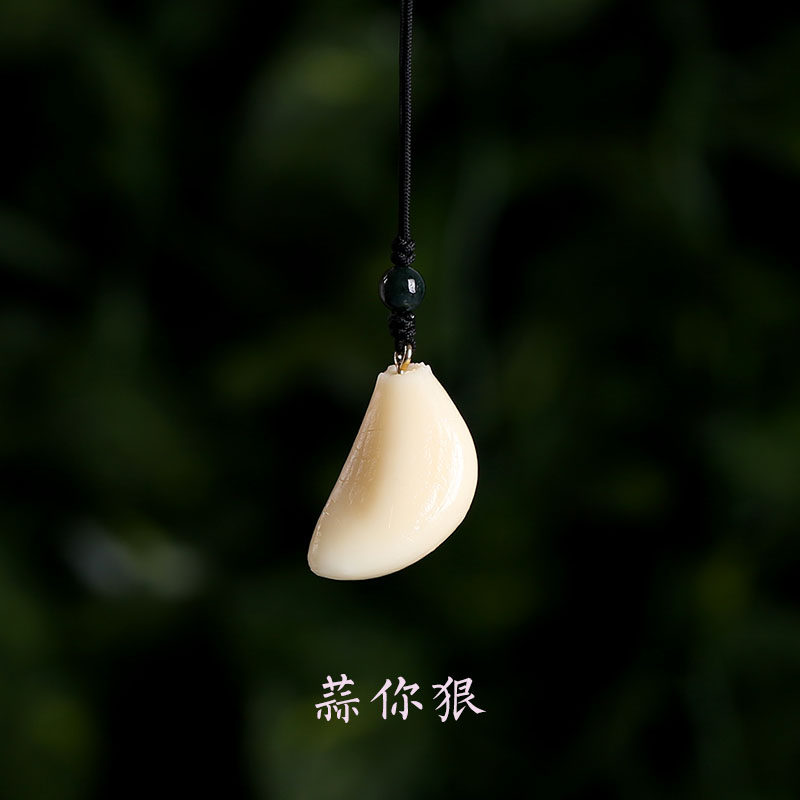 시뮬레이션 마늘 정향 휴대 전화 매는 밧줄 작은 펜던트 귀여운 휴대 전화 체인 펜던트 펜던트 펜던트 USB 디스크 분실 방지 성격 단순