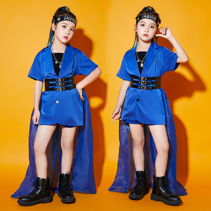 儿童嘻哈爵士舞走秀演出服