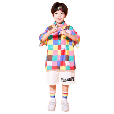 六一儿童演出服小学生啦啦队港风合唱服幼儿园班服舞蹈服表演服装