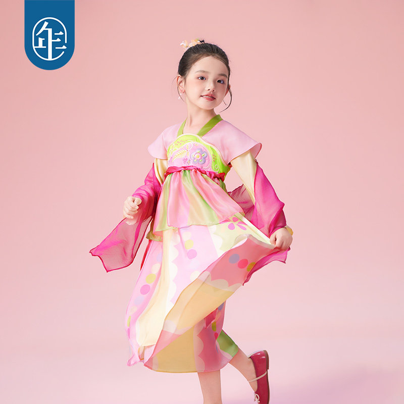 年衣童装儿童新中式改良汉服裙国风仙气连衣裙