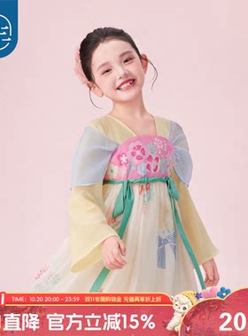 秋季新款女童古风汉服襦裙礼服