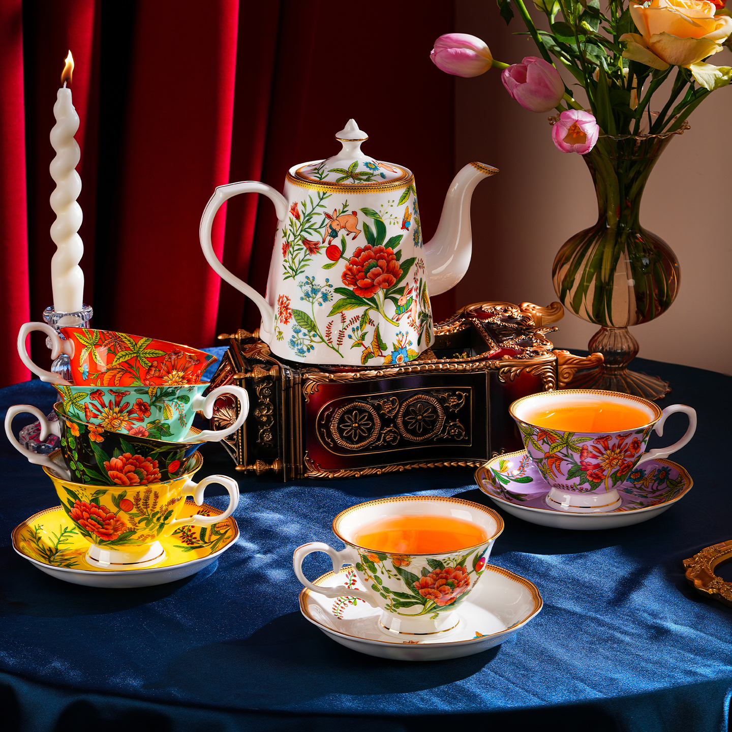 布兰兔四月篇章系列骨瓷英式茶杯