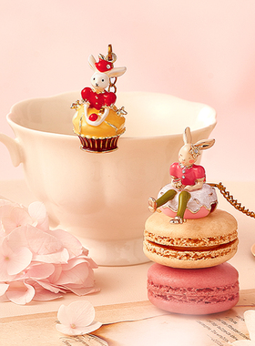 布兰兔blanbunny茶漏滤茶器甜点造型可爱吊坠不锈钢泡茶过滤器家