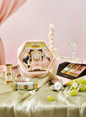 布兰兔小花管茶礼盒自然花果乌龙茶独立铁罐包装多口味创意礼品