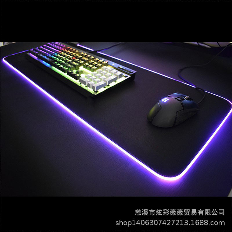 led发光幻彩鼠标垫rgb鸡电竞游戏键盘鼠标垫大号可定制桌垫七彩在类目 电脑硬件/显示器/电脑周边, 电脑周边, 鼠标垫/贴/腕垫中 - 来自Buy2taobao.com提供专业的淘宝代购服务