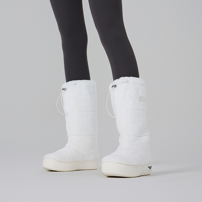 祝绪丹同款ARTICLE NO.保暖汉堡厚底雪地靴时尚加绒毛毛靴子冬