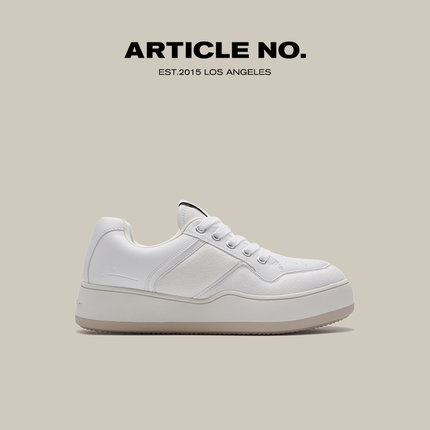 井柏然同款ARTICLE NO.汉堡鞋增高小白鞋厚底休闲面包鞋男女同款
