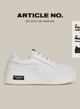 成毅同款ARTICLE NO.复古小白鞋厚底增高汉堡鞋松糕休闲鞋秋冬款