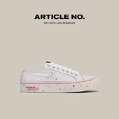 单鞋 翟潇闻同款 美式 复古低帮厚底休闲鞋 ARTICLE NO.喷墨帆布鞋