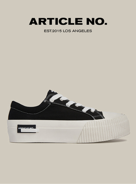 ARTICLE NO.休闲厚底增高硫化帆布鞋松糕鞋男女款