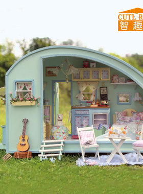 智趣屋diy小屋时光之旅拼装玩具