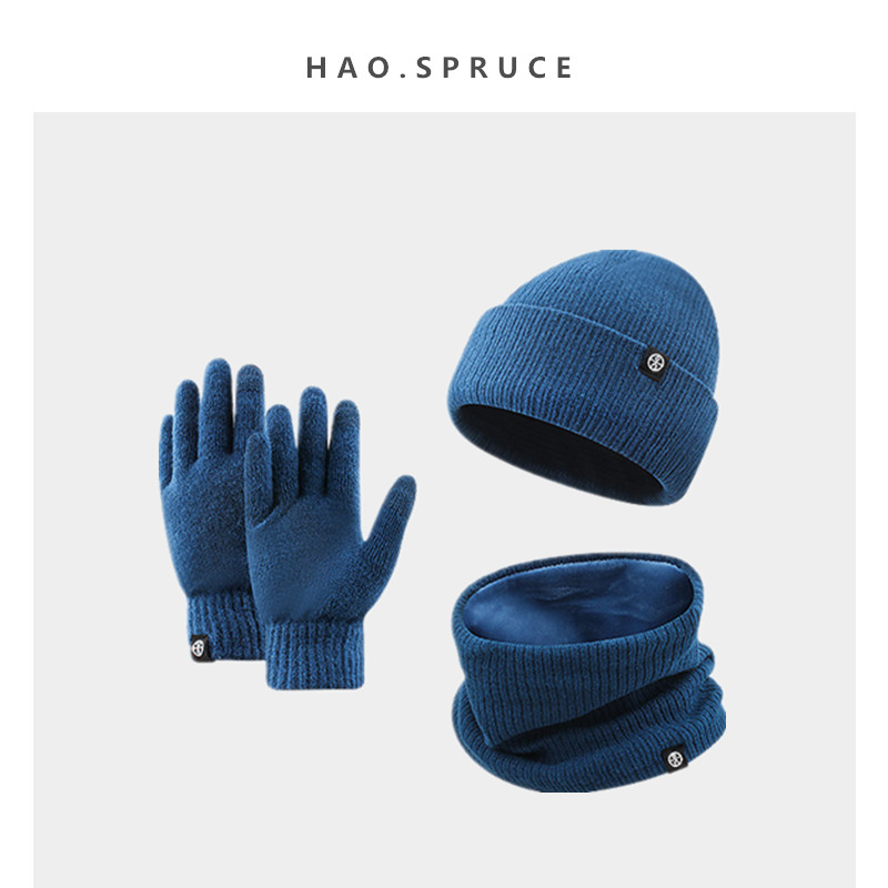 郝云杉毛线帽逛街休闲男女冬季