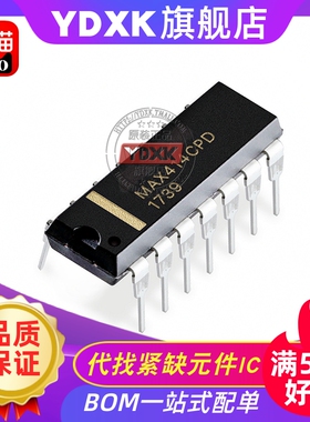 天猫| MAX414CPD MAX414  低噪音低电压精密四运放IC直插DIP14