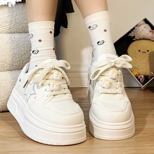 女童板鞋儿童运动韩版增高厚底鞋子爆款休闲防滑薄款2026软底新款