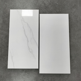 简约现代爵士白大理石瓷砖300x600厨房阳台厕所墙砖浴室亮光磁砖