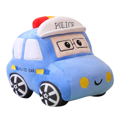卡通小汽车玩偶抱枕柔软PP棉填充
