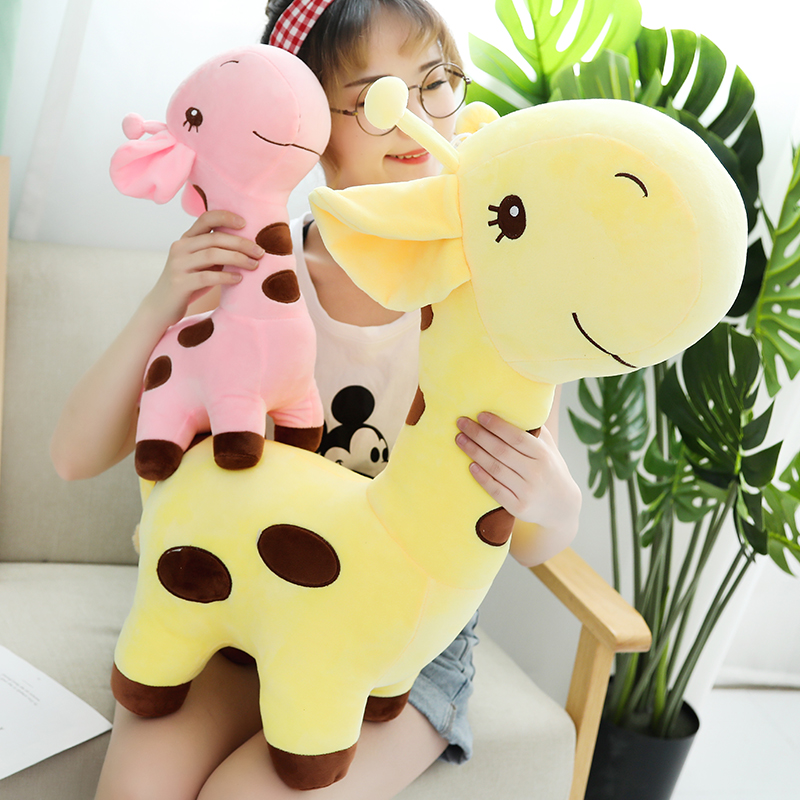 卡通长颈鹿公仔小鹿可坐可骑凳子