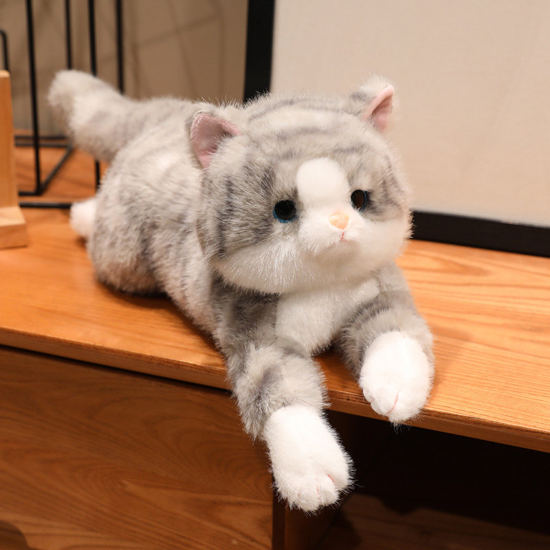 可爱坐姿白色小猫咪公仔毛绒玩具趴姿猫咪布娃娃玩偶儿童女生礼物,玩具/童车/益智/积木/模型,毛绒/玩偶/公仔/布艺类玩具,淘宝优惠券,粉丝福利购,淘宝优惠卷