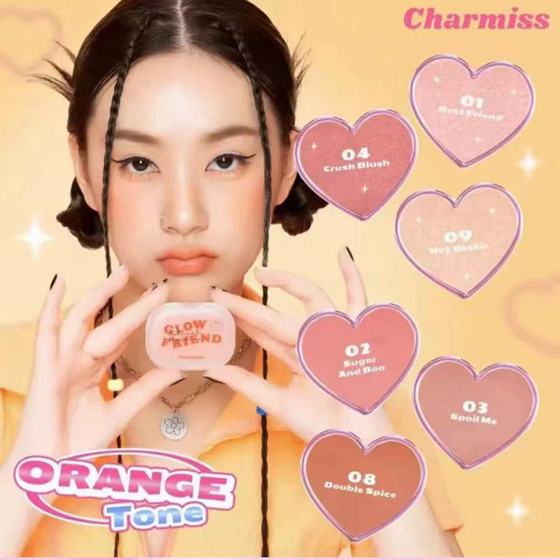 泰国Charmiss腮红膏哑光细闪细腻自然提升气色持久显色纯欲不脱妆