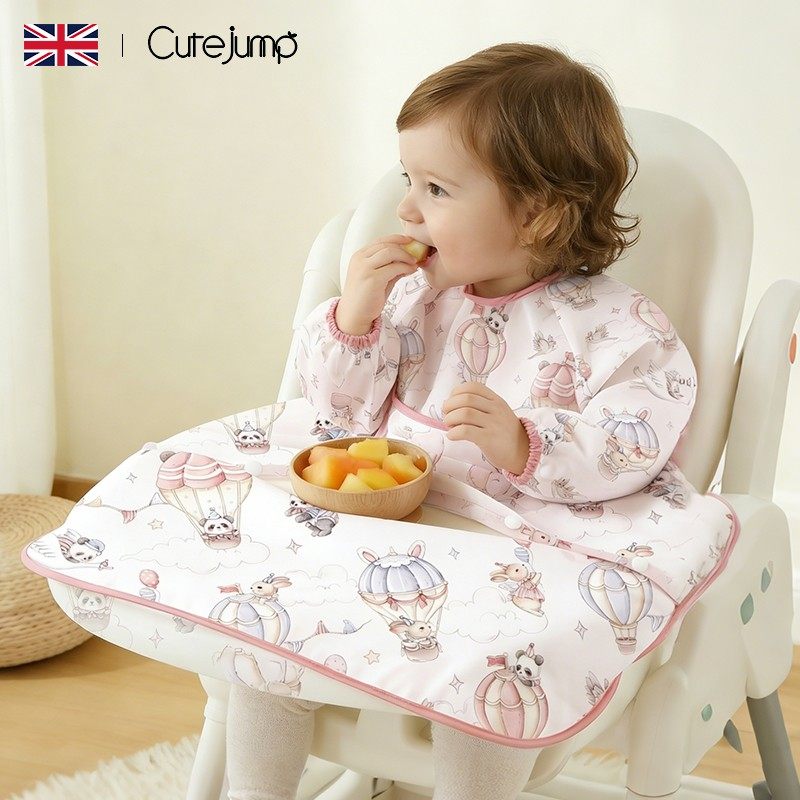 一体式餐椅围兜儿童罩衣宝宝小围裙婴儿自主进食防脏神器全身防水,童装/婴儿装/亲子装,反穿衣/罩衣,淘宝优惠券,粉丝福利购,淘宝优惠卷