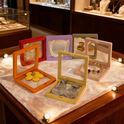 10pcs Color 3D Suspended Jewelry Box Multi Specification Ela